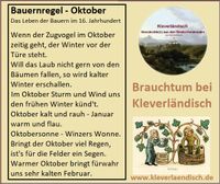 10 Bauernregel Oktober