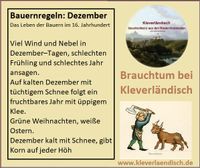 12 Bauernregel Dezember